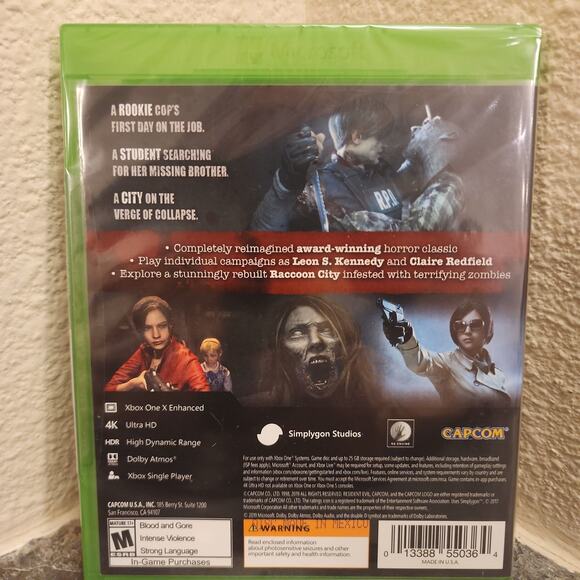 Game - Resident Evil 2 (NEW) - Xbox One - Picture 2 of 4